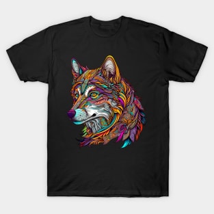 Colorful Wolf T-Shirt